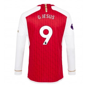 Arsenal Gabriel Jesus #9 Hemmakläder 2023-24 Långärmad